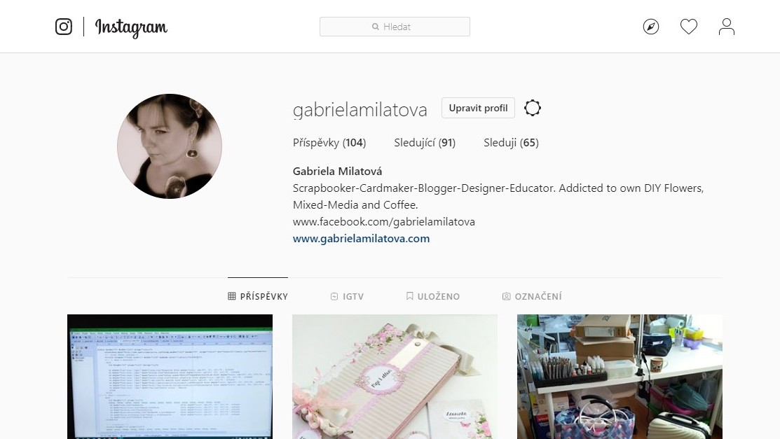 Instagram Gabriela Milatov